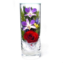 орхидеи и розы в стекле 12_27
